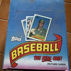 1989 Topps Baseball Rack Pack Box