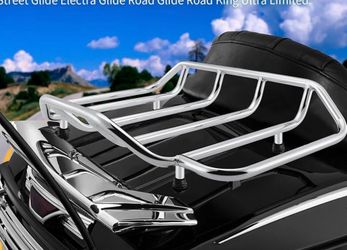 Tour Pak Pack Luggage Rack Trunk Rail Top Compatible with Harley