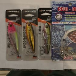 Bomber Lures + Redi-Rigs Pack