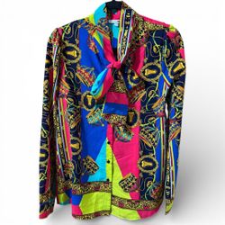 Women’s Medium Long Sleeve Blouse from Fashion Nova | Made My Presence Known Shirt - Pink/combo