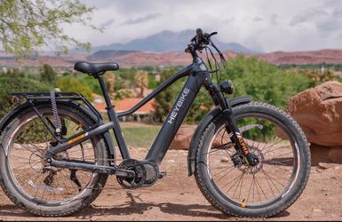 HeyBike Alpha Mid Drive Fat Tire commuter step over 60 mile range 28mph