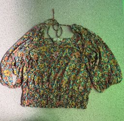 Summer floral top