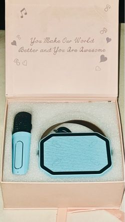 Portable Karaoke Speaker with Mic