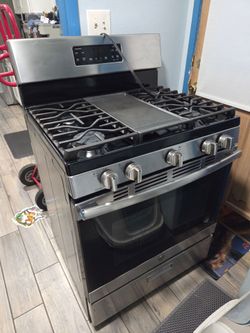 Oven general electric 5 burner range