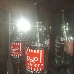 Collectable Glass Bottles With Glass Straws