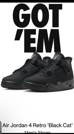 Jordan 4 Black Cats