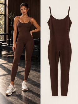Aritzia Golden BUTTER Essential Jumpsuit Brown Size M Sold Out