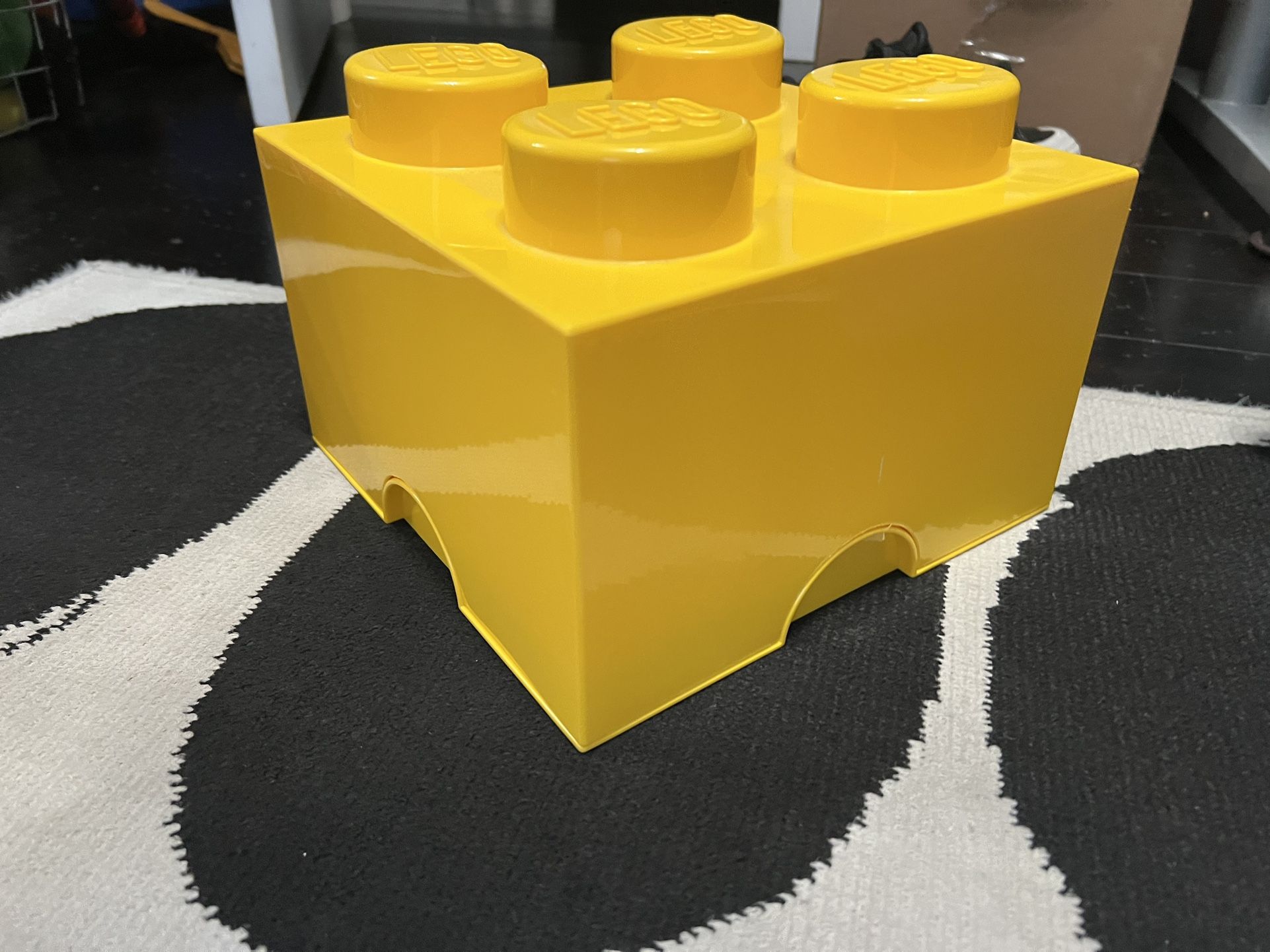 Yellow Lego Giant Storage Brick Box
