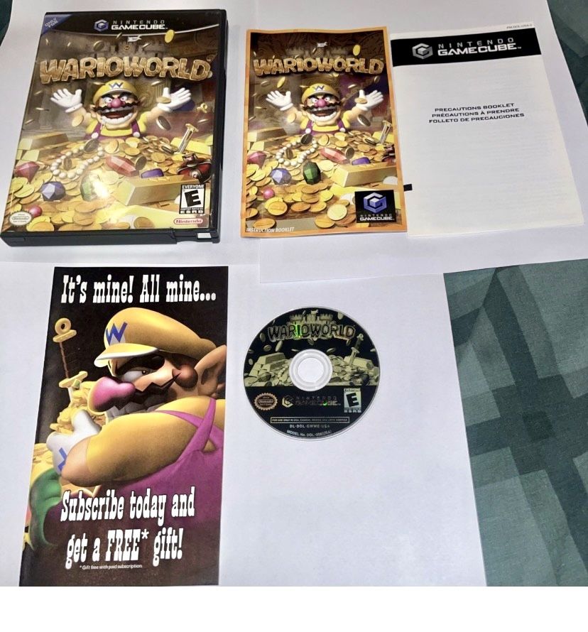 Wario World GameCube Game $60