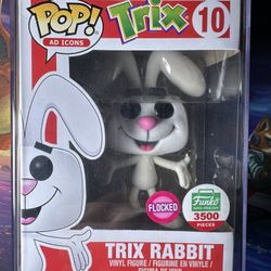 Funko Pop! Vinyl: Ad Icons - Trix Rabbit Flocked Exclusive #10 LE 3500