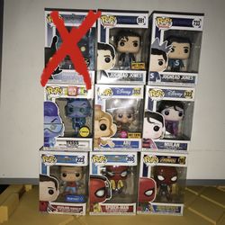 Riverdale, Disney, Spider-Man, Shadow Heartless Funko Pops