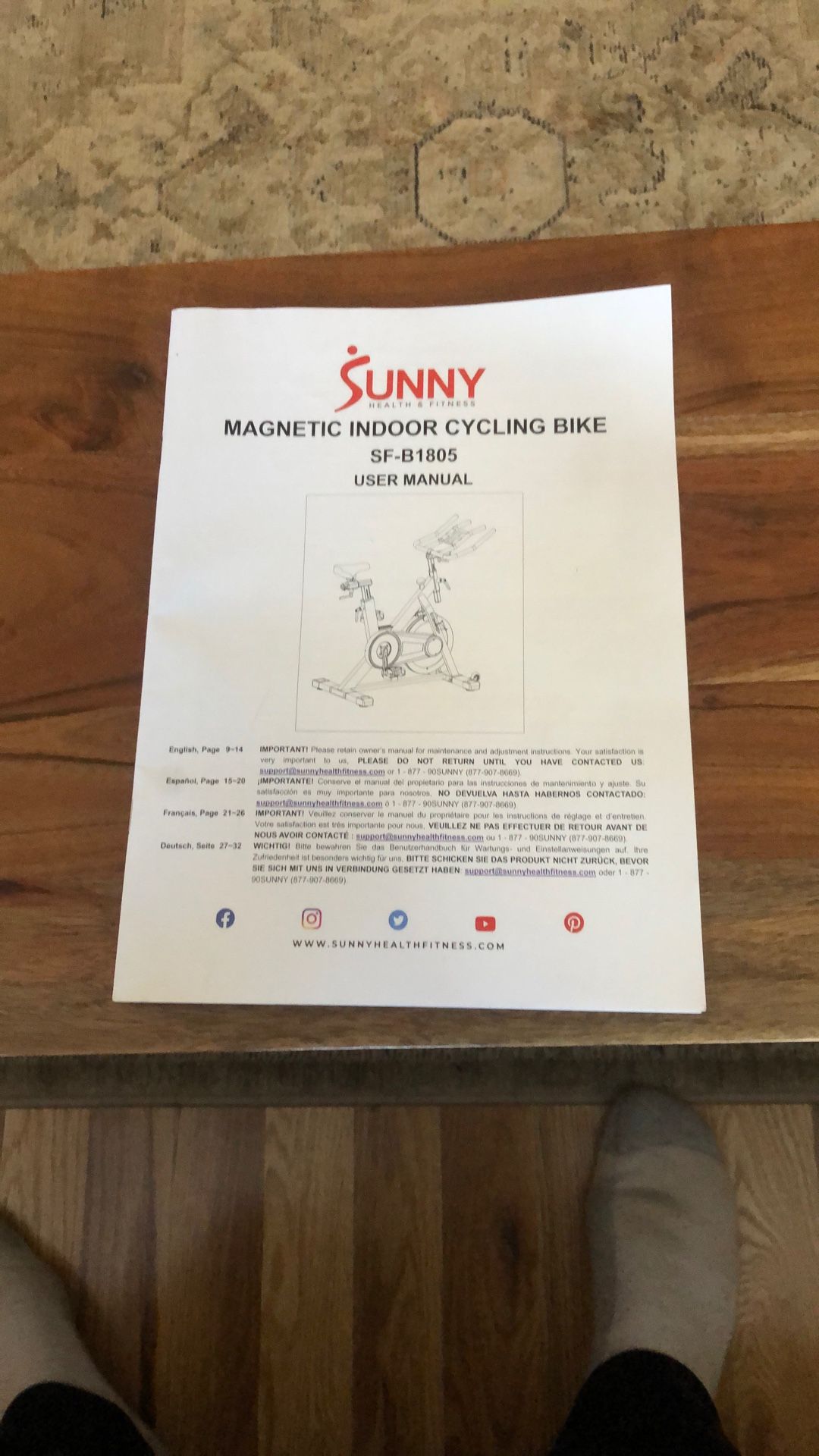 Sunny exercise Bike