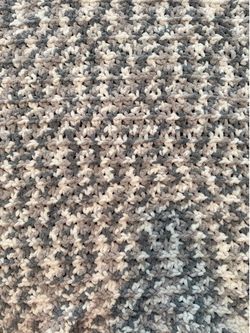 Crocheted blanket
