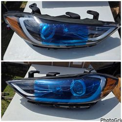 2016-2018 HYUNDAI ELANTRA HEADLAMP ASSEMBLY HEADLIGHT SET, RH & LH NEW