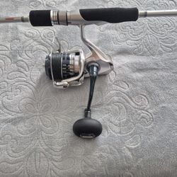 Brand New Combo Jigging Pole And Reel Shimano SW6000HG