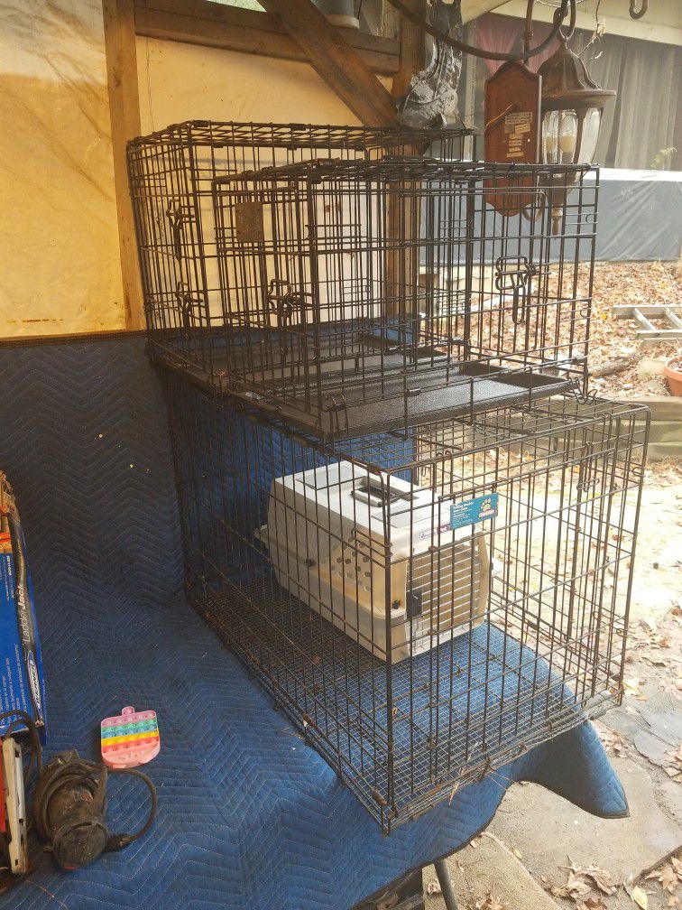 3 Dog crates  Small And medium 