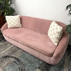 Inspiration Couch Free Delivery Pink Curve Sofa 