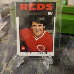 1986 Topps Pete Rose Card Number 741
