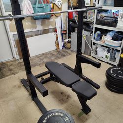 Complete Home Gym Setup – Rack, Weights, Dumbbells, Cable System + More