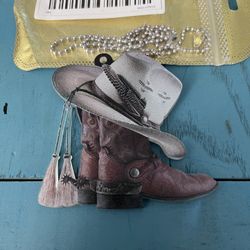 Cow Boy Keychain