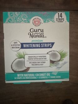 GuruNanda Teeth Whitening Strips Kit - 7-Day Treatment