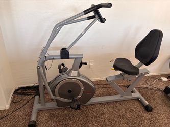 Sunny Health & Fitness Smart Recumbent Bike