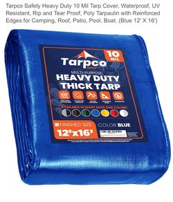 Tarp 12x16 heavy duty