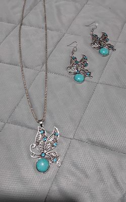 Butterfly jewlery set