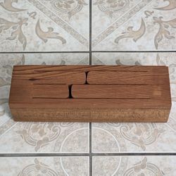 Vintage Wooden Tongue Drum, Slit Drum Xylo-Drum, or Log Drum