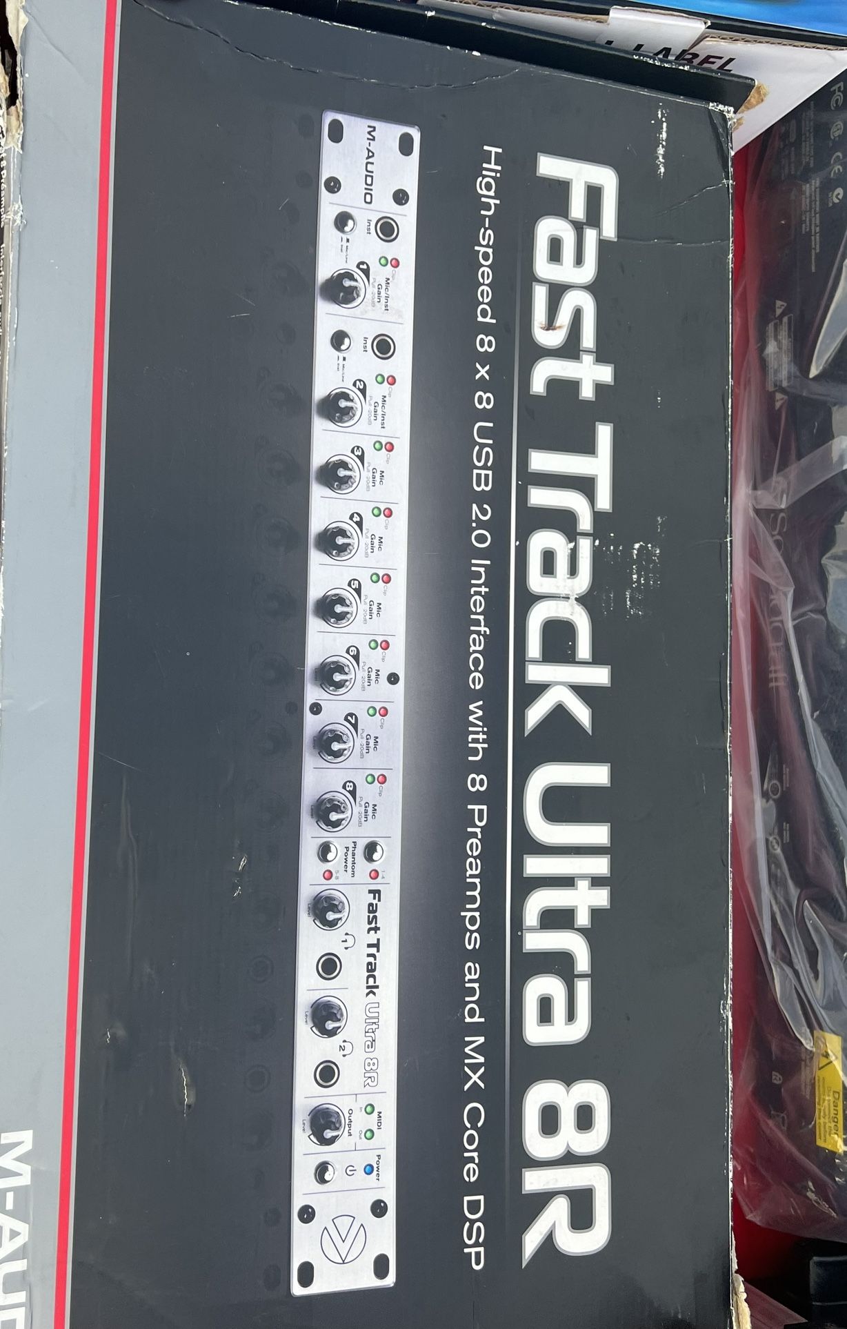 M-audio Fast Track Ultra 8R Audio Interface NEW