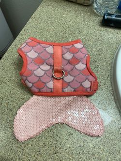 Mermaid puppy harness