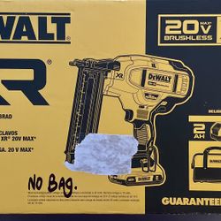 DeWalt XR 18 Ga brad nailer