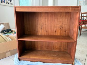 Solid wood bookcase