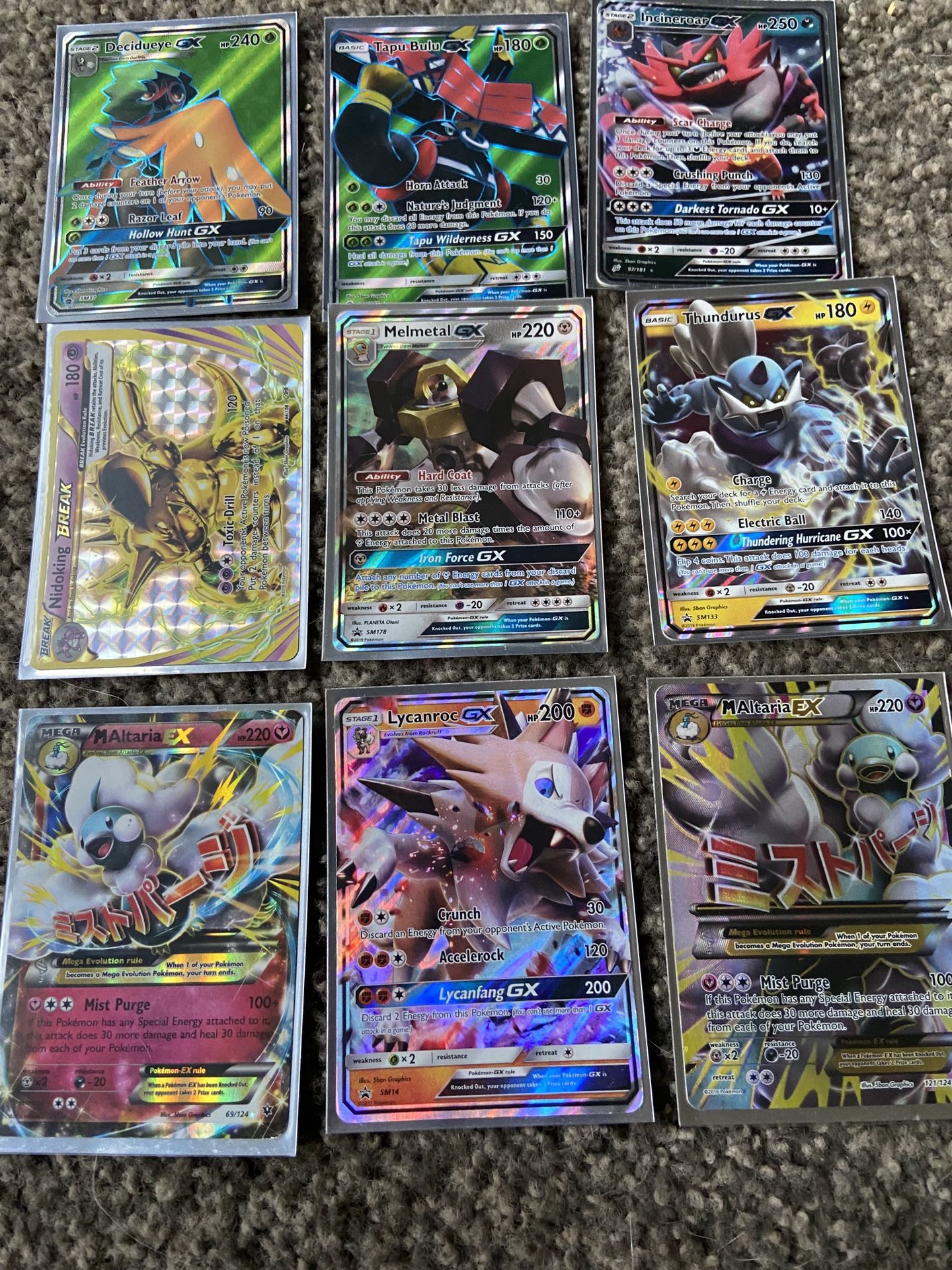 Rare Pokémon Cards