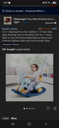 Never used. Horse rocker
