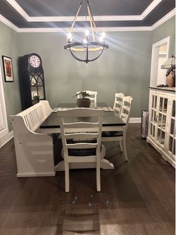 Beautiful solid wood dining set and sideboard