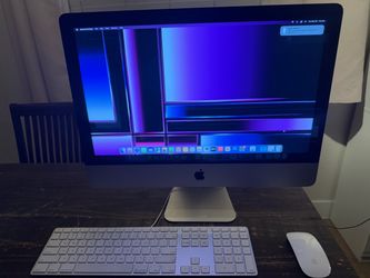 2017 Apple iMac 21.5-inch 4k Retina Display 8gb RAM 3 GHz Quad-core i5 processor 500gb SSD with wired keyboard and wireless Magic Mouse 2
