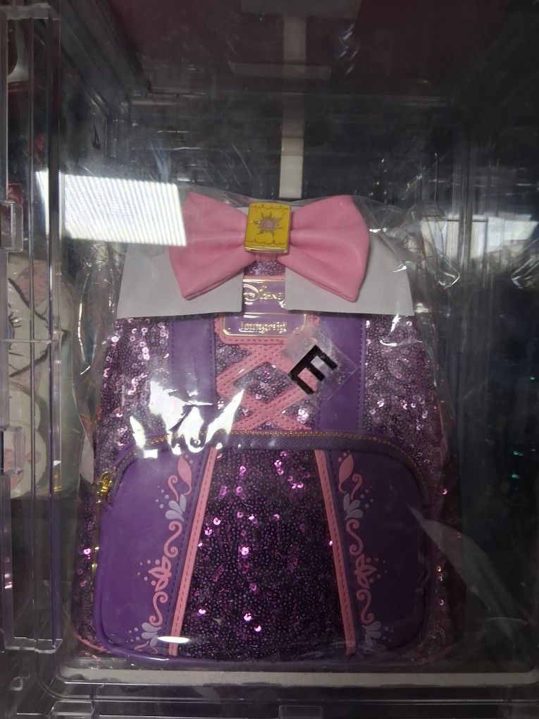 Loungefly Rapunzel Tangled Sequin Backpack