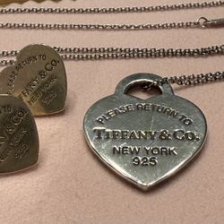 Tiffany & Co Necklace And Earrings Set PRICE FIRM