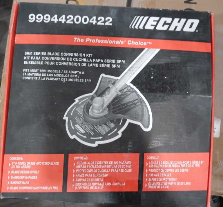 Echo 8 in 8 Tooth Brush Blade Conversion Kit for Sale in Mesa, AZ OfferUp