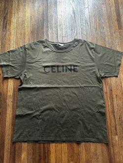 CELINE T SHIRT - DARK GREEN