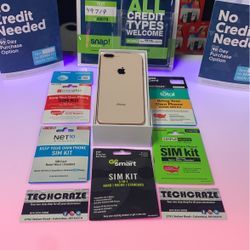 iPhone 8+ Fully Unlocked Gold 64GB Great Condition 