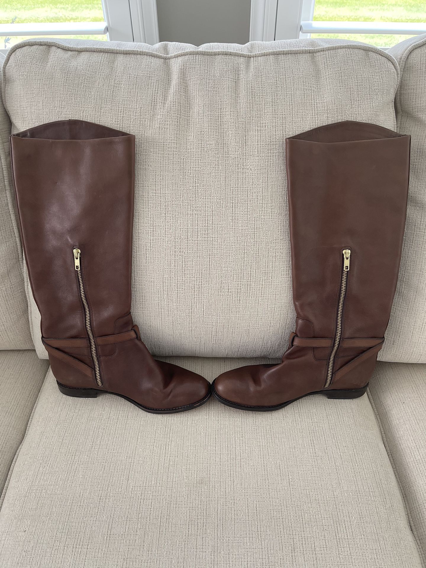 Women’s Leather Coach Boots Size 7