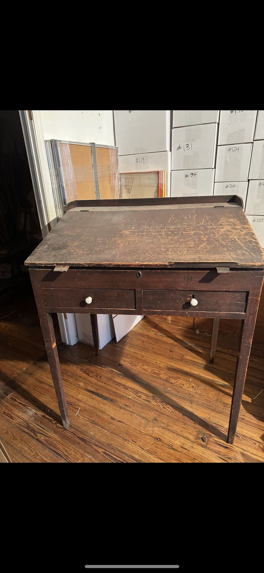 19th century School Masters Desk