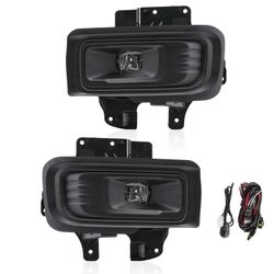 White LED Fog Light Assembly Pair for 2024-2026 Ford F-150