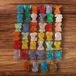 Crazy Bones Gogos Football (Sports) Complete ICE & JELLY set of 40