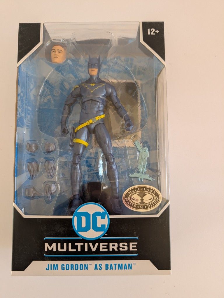 DC Multiverse Jim Gordon As Batman Blue Variant McFarlane 