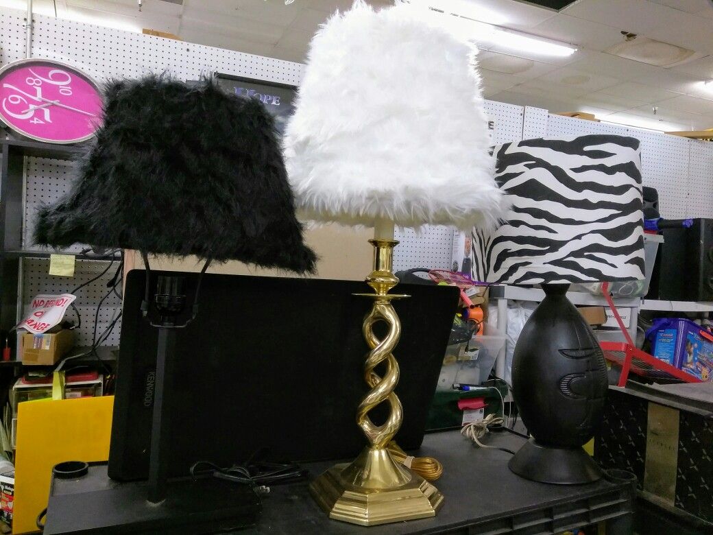VINTAGE HAND CRAFTED LAMPS. READ DETAILS