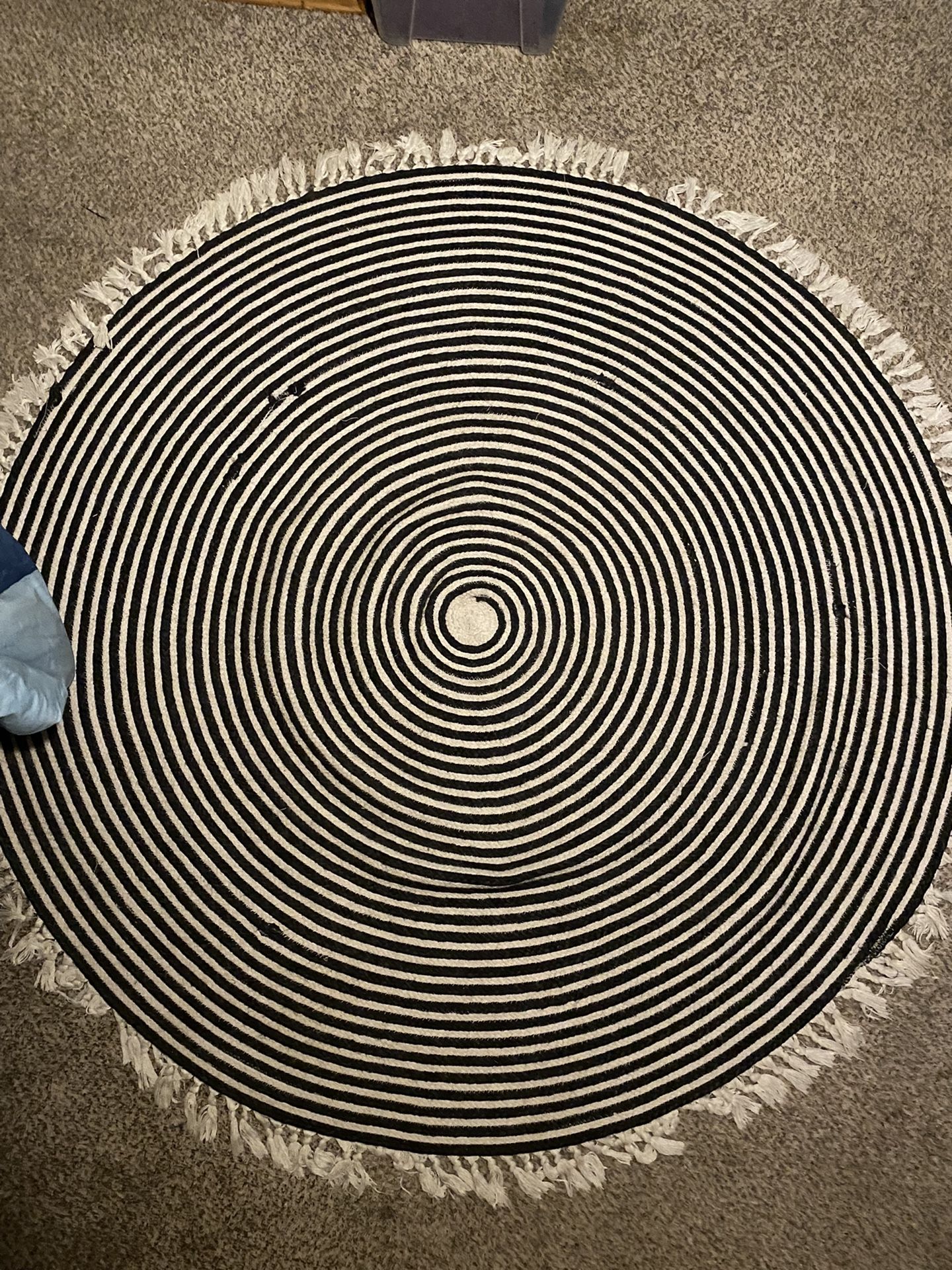 Round Spiral Rug Home & Garden