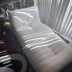 Sofa Couch Chair + Footrest 